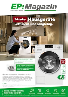 Aktueller EP: Prospekt (Siegburg, 12 Seiten zum blättern EP: Prospekt Miele Hausgeräte -effizient und langlebig- mit 12 Seiten