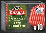 Steak haché Le Grand Cru Race Charolaise 12% MG Surgelé - CHARAL dans le catalogue Intermarché Super