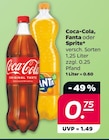 Cola von Coca-Cola, Fanta, Sprite im aktuellen Netto mit dem Scottie Prospekt