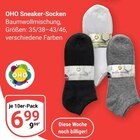 Sneaker-Socken Angebote von OHO bei GLOBUS Neustadt für 6,99 €