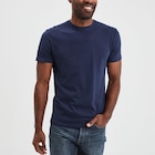 T-shirt en coton manches courtes bleu marine homme - La Halle T-shirt en coton manches courtes bleu marine homme à 5,99 € dans le catalogue La Halle