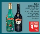 Irish Cream Likör Angebote von Baileys bei Marktkauf Hof für 9,99 €