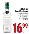 Spirituosen im EDEKA Prospekt Brand Spirituose von Schladerer im aktuellen EDEKA Prospekt für 16,99 €