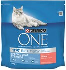 Croquettes spécial chat stérilisé au saumon - PURINA ONE en promo chez Intermarché Super Reims à 2,68 €