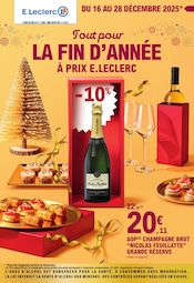 Prospectus E.Leclerc à Trie-Château, "Tout pour LA FIN D'ANNÉE À PRIX E.LECLERC", 104 pages de promos valables du 16/12/2025 au 28/12/2025