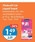 Cat Liquid Snack von Vitakraft im aktuellen V-Markt Prospekt für 1,49 €
