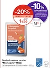 Surimi saveur crabe MSC - Monoprix dans le catalogue Monoprix