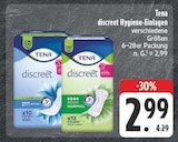 EDEKA Rehau - discreet Hygiene-Einlagen Extra Angebot im Prospekt discreet Hygiene-Einlagen Extra bei EDEKA im Rehau Prospekt für 2,99 €