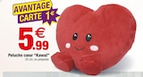 Peluche cœur "Kawai" en promo chez Bazarland Vandœuvre-lès-Nancy à 5,99 €