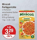 Fertiggerichte von Miracoli im aktuellen V-Markt Prospekt für 3,29 €