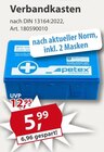 Verbandkasten im Angebot bei Sonderpreis Baumarkt in Göttingen Verbandkasten Angebote von petex bei Sonderpreis Baumarkt Göttingen für 5,99 €