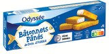 Bâtonnets Panés de Colin d'Alaska MSC Surgelés - ODYSSÉE en promo chez Intermarché Contact Romans-sur-Isère à 1,60 €