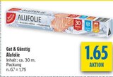 Alufolie Angebote von Gut & Günstig bei diska Erlangen für 1,65 €