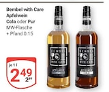 Apfelwein Cola im Angebot bei GLOBUS in Schlüchtern Apfelwein Cola Angebote von Bembel with Care bei GLOBUS Schlüchtern für 2,49 €