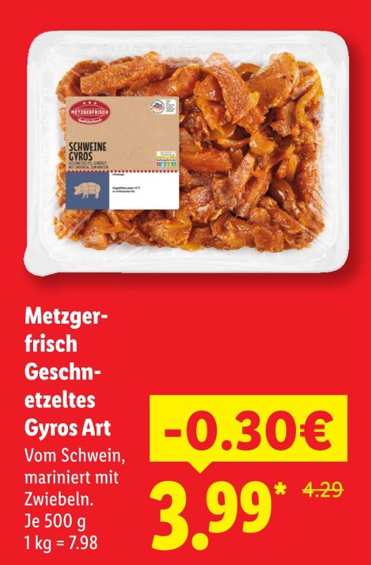 Geschnetzeltes Gyros Art