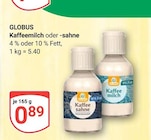 Aktuelle Sahne Angebote bei GLOBUS in Braunschweig Aktuelles Kaffeemilch oder -sahne Angebot bei GLOBUS in Braunschweig ab 0,89 €
