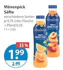 Säfte Orange von Mövenpick im aktuellen V-Markt Prospekt für 1,99 €