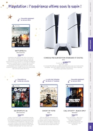 Prix et réduction Console PS5 dans le prospectus Fnac en cours Offre Console PS5 dans le catalogue Fnac du moment à la page 73