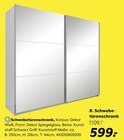 Schwebetürenschrank Angebote bei BRAUN Möbel-Center Rastatt für 599,00 €