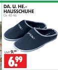 HAUSSCHUHE im Angebot bei Wreesmann in Pirna HAUSSCHUHE Angebote von DA. U. HE.- bei Wreesmann Pirna für 6,99 €