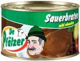Sauerbraten mild-säuerlich im Angebot bei Kaufland in Trier Sauerbraten mild-säuerlich Angebote von De Pfälzer bei Kaufland Trier für 5,29 €