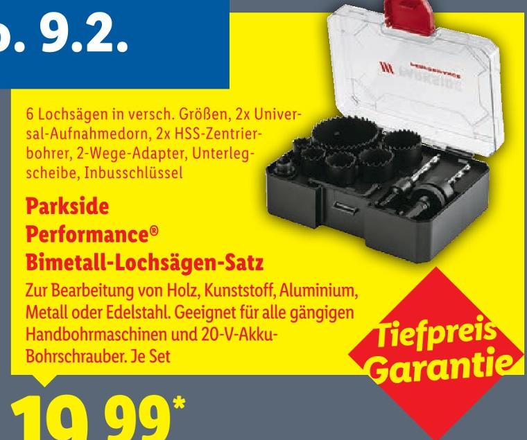 Bimetall-Lochsägen-Satz