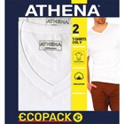 Tee-shirt col V homme "eco pack" - ATHENA dans le catalogue Carrefour