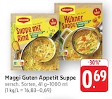 Suppe mit Rind bei EDEKA im Reinheim Prospekt für 0,69 €