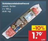 Schinkenzwiebelmettwurst für 1,79 € bei Netto Marken-Discount im Angebot Schinkenzwiebelmettwurst im aktuellen Netto Marken-Discount Prospekt