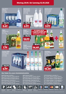 Saft im Getränke König Prospekt "DIE GETRÄNKEKÖNNER" mit 4 Seiten (Ingolstadt)