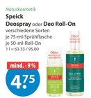 Deospray oder Deo Roll-On im V-Markt Prospekt Deospray oder Deo Roll-On von Speick im aktuellen V-Markt Prospekt für 4,75 €