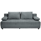 SCHLAFSOFA Chenille Dunkelgrau inkl. Rückenkissen, Armlehnenkissen, Bettkasten, Schlaffunktion, Rücken echt, Liegefläche im Originalstoff bei XXXLutz im Prospekt  für 444,00 €