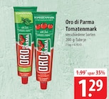 Tomatenmark mit Basilikum im Angebot bei famila Nordost in Buchholz Tomatenmark mit Basilikum Angebote von Oro di Parma bei famila Nordost Buchholz für 1,29 €