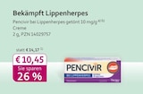 mea - meine apotheke - Pencivir bei Lippenherpes getönt 10 mg/g Creme Angebot im Prospekt Pencivir bei Lippenherpes getönt 10 mg/g Creme bei mea - meine apotheke im Prospekt "" für 10,45 €