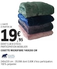 Couette Microfibre 140x200 cm - Comptoir Ourson dans le catalogue E.Leclerc