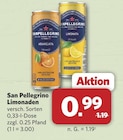 Aranciata von San Pellegrino im aktuellen combi Prospekt