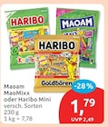 MaoMixx oder Haribo Mini von MAOAM im aktuellen budni Prospekt