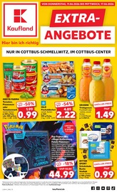 Saft im Kaufland Prospekt in Cottbus Aktueller Kaufland Prospekt mit Saft, "EXTRA-ANGEBOTE", Seite 1