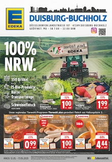 EDEKA Prospekt der Woche "Aktuelle Angebote" Seite 1, 12.05.2025 bis 17.05.2025 für Duisburg Aktueller EDEKA Prospekt "Aktuelle Angebote" Seite 1 von 24 Seiten für Duisburg