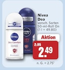 Deo im Angebot bei combi in Rheda-Wiedenbrück Deo Angebote von Nivea bei combi Rheda-Wiedenbrück für 2,49 €