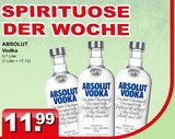 Vodka Angebote von Absolut bei Getränke Paradies Iserlohn für 11,99 €