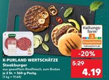 Aktuelle Steak Angebote bei Kaufland in Essen Aktuelles Stegburger Angebot bei Kaufland in Essen ab 4,19 €