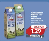 haltbare Weidemilch von Ammerländer für 1,29 € bei combi im Angebot haltbare Weidemilch von Ammerländer im aktuellen combi Prospekt