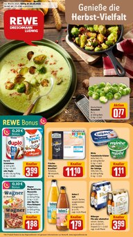 REWE Prospekt der Woche "Dein Markt" Seite 1, 20.10.2025 bis 25.10.2025 für Langenfeld Aktueller REWE Prospekt "Dein Markt" Seite 1 von 24 Seiten für Langenfeld