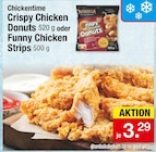 Crispy Chicken Donuts oder Funny Chicken Strips von Chickentime im aktuellen Zimmermann Prospekt