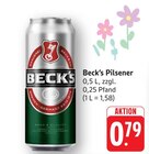 Pilsener Angebote von Beck's bei E center Schwäbisch Gmünd für 0,79 €