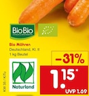 Bio Möhren im Angebot bei Netto Marken-Discount in Aalen Bio Möhren Angebote von BioBio bei Netto Marken-Discount Aalen für 1,15 €