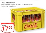 Aktuelle Coca Cola Angebote bei GLOBUS in Mannheim Aktuelles Coca-Cola Limonade Angebot bei GLOBUS in Mannheim ab 17,99 €