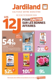 Prix et réduction Alimentation Animaux dans le prospectus Jardiland en cours Offre Alimentation Animaux dans le catalogue Jardiland du moment à la page 1