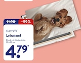Leinwand im Angebot bei ALDI Nord in Bremerhaven Leinwand Angebote von ALDI FOTO bei ALDI Nord Bremerhaven für 4,79 €